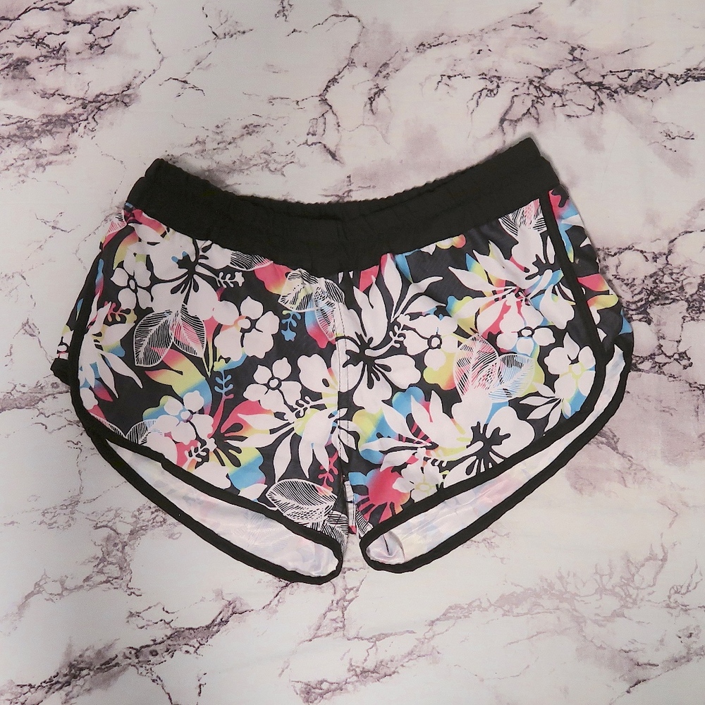 Hawaiian Print Board Shorts